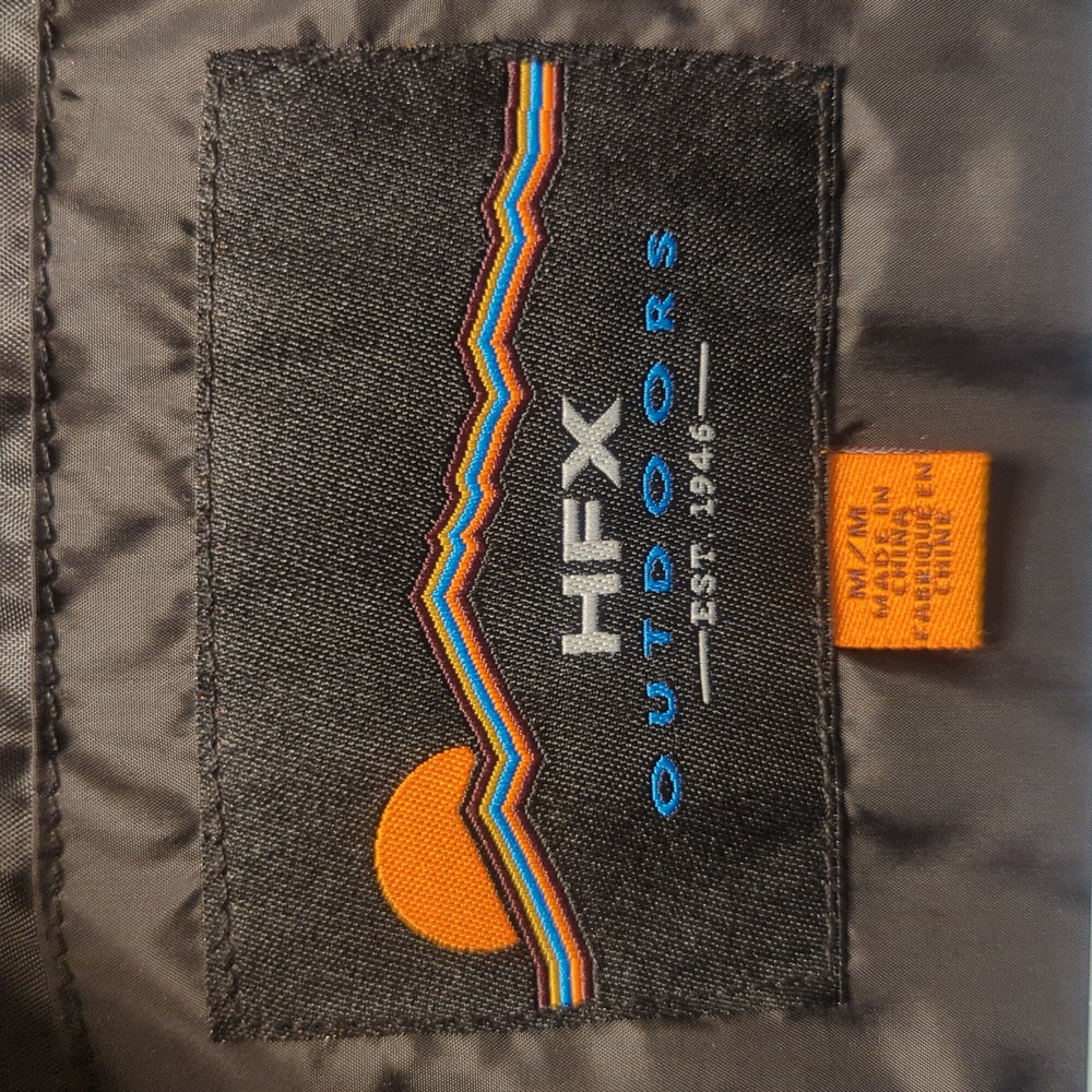 HFX Outdoors Women's Black Hooded Quilted Jacket Size Medium‎ Like New - Picture 3 of 10